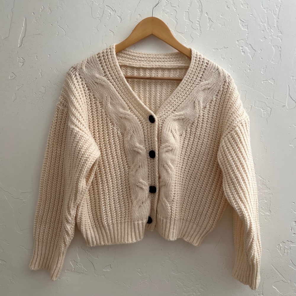 Cream Cardigan